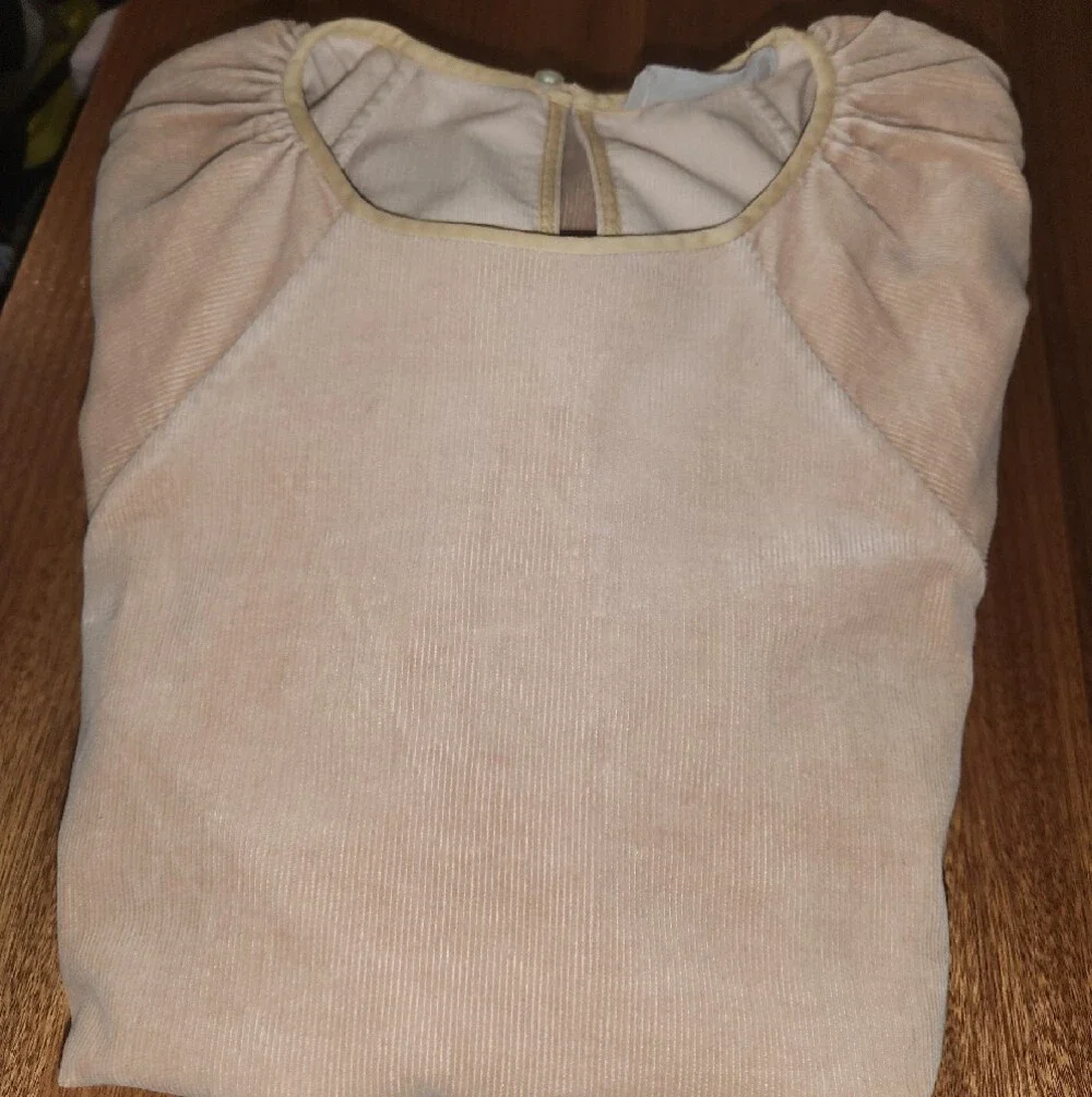 Everlane Blush Puff Sleeve Tiered Midi Sz M - Picture 14 of 14